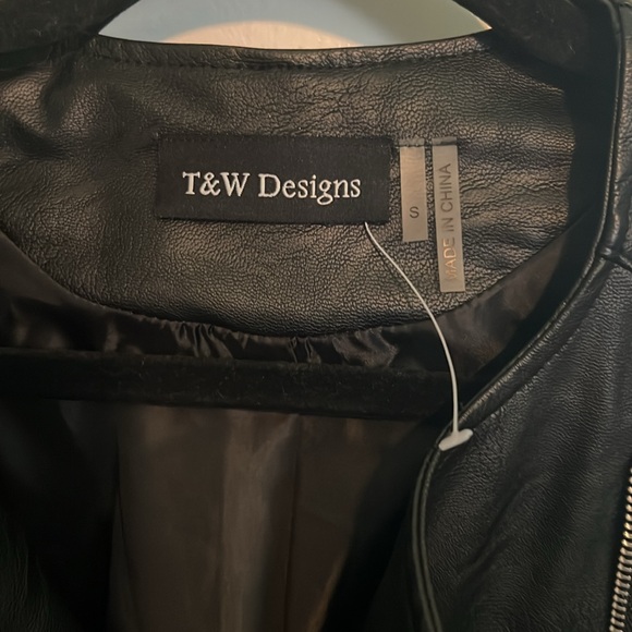 Faux Leather Moto Jacket - Picture 5 of 5